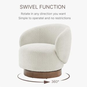 swivel barrel chair